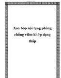 Xoa bóp nội tạng phòng chống viêm khớp dạng thấp