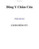 Đông Y Châm Cứu - CÁCH CHÂM CỨU