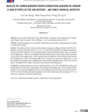 Kết quả phẫu thuật nhổ răng khôn hàm dưới loại Parant II và III tại Viện Y học Phòng không Không quân