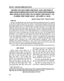 Nghiên cứu đặc điểm lâm sàng, cận lâm sàng ở bệnh nhân nhiễm khuẩn huyết do stenotrophomonas maltophilia được điều trị tại Bệnh viện Quân y 103 và Bệnh viện TWQĐ 108 (01 - 2014 đến 10 - 2018)