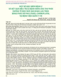 Một số đặc điểm bệnh lí và kết quả điều trị 32 bệnh nhân ung thư phổi không tế bào nhỏ giai đoạn lan tràn bằng phác đồ paclitaxel-carboplatin, tại Bệnh viện Quân y 110