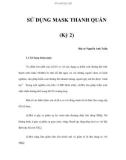 SỬ DỤNG MASK THANH QUẢN (Kỳ 2)