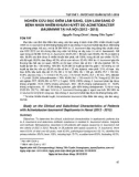 Nghiên cứu đặc điểm lâm sàng, cận lâm sàng ở bệnh nhân nhiễm khuẩn huyết do Acinetobacter baumannii tại Hà Nội (2012-2015)