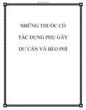 NHỮNG THUỐC CÓ TÁC DỤNG PHỤ GÂY DƯ CÂN VÀ BÉO PHÌ