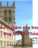 Bài giảng Điều trị giảm nhẹ trong ung thư tiêu hóa