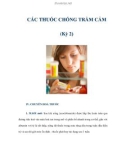 CÁC THUỐC CHỐNG TRẦM CẢM (Kỳ 2)