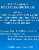 Nghiên cứu hiệu quả sử dụng kẽm và oreso