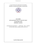 Giáo trình Quản lý tồn trữ thuốc (Nghề: Dược - Cao đẳng) - Trường Cao đẳng Bách khoa Nam Sài Gòn (2023)