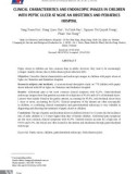 Đặc điểm lâm sàng và hình ảnh nội soi ở trẻ viêm, loét dạ dày tá tràng tại Bệnh viện Sản Nhi Nghệ An