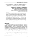 Determination of activation energy for grain growth of electrospun ZnFe2O4 nanofibers