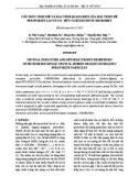 Cấu trúc tinh thể và đặc tính quang điện của hạt tinh thể perovskite lai vô cơ - hữu cơ kích thước micromet