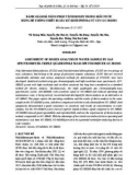 Đánh giá khả năng phân tích dioxin trong mẫu nước bằng hệ thống thiết bị sắc ký khối phổ ba tứ cực GC-MS/MS