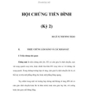 HỘI CHỨNG TIỀN ĐÌNH (Kỳ 2)