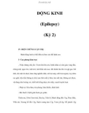 ĐỘNG KINH (Epilepsy) (Kỳ 2)