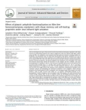 Effects of glutaric anhydride functionalization on filler-free benzoxazine/epoxy copolymers with shape memory and self-healing properties under near-infrared light actuation