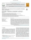 Superior organic dye removal by CoCr2O4 nanoparticles: Adsorption kinetics and isotherm