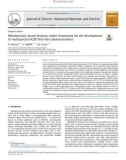 Metaheuristic-based decision maker framework for the development of multispectral IGZO thin-film phototransistors