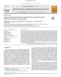 Carbon-based photo-thermal responsive film actuators with a sandwich structure for soft robots