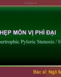 HẸP MÔN VỊ PHÌ ĐẠI