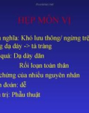 Tài liệu: Hẹp môn vị