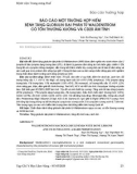 Báo cáo một trường hợp hiếm bệnh tăng globulin đại phân tử waldenstrom có tổn thương xương và CD20 âm tính