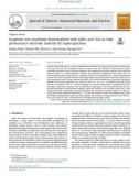 Graphene non-covalently functionalized with Gallic acid (Ga) as high performance electrode material for supercapacitors