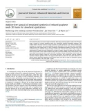 Additive-free natural oil templated synthesis of reduced graphene oxide 3D foams for absorbent applications