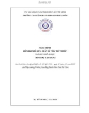 Giáo trình Quản lý tồn trữ thuốc (Nghề: Dược - Cao đẳng) - Trường Cao đẳng Bách khoa Nam Sài Gòn (2022)