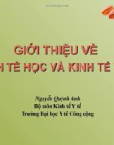 Bài giảng Kinh tế y tế: Giới thiệu về kinh tế học và kinh tế y tế - Nguyễn Quỳnh Anh