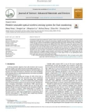 Flexible wearable optical wireless sensing system for fruit monitoring