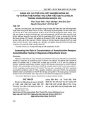 Đánh giá vai trò của xét nghiệm nồng độ tự kháng thể kháng thụ cảm thể acetylcholin trong chẩn đoán nhược cơ