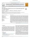 Direct fabrication of flexible strain sensor with adjustable gauge factor on medical catheters