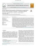 Laccase mediated electrosynthesis of heliotropin on mango-kernel derived carbon nanosphere composite: A sustainable approach