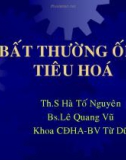 Bất thường ống tiêu hóa