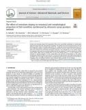 The effect of strontium doping on structural and morphological properties of ZnO nanofilms synthesized by ultrasonic spray pyrolysis method