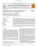 Luminescent properties of Tb doped gadolinium aluminate nanophosphors for display and forensic applications