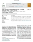 Growth and characterization of potassium cobalt nickel sulfate hexahydrate crystals: A new UV light filter