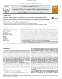 Surface modification of cellulose isolated from Sesamun indicum underutilized seed: A means of enhancing cellulose hydrophobicity