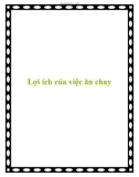 Lợi ích của việc ăn chay