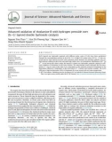 Advanced oxidation of rhodamine B with hydrogen peroxide over ZneCr layered double hydroxide catalysts