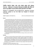 Nhiễm khuẩn bệnh viện trên bệnh nhân hội chứng Stevens - Johnson và hoại tử thượng bì nhiễm độc điều trị nội trú tại Bệnh viện Da liễu thành phố Hồ Chí Minh