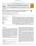 Effect of Al doping on photoluminescence and conductivity of 1D CdS nanobelts synthesized by CVD for optoelectronic applications