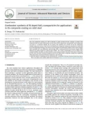 Combustion synthesis of Ni doped SnO2 nanoparticles for applications in Zn-composite coating on mild steel