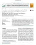 Enhancement of polarization property of silane-modified BaTiO3 nanoparticles and its effect in increasing dielectric property of epoxy/BaTiO3 nanocomposites