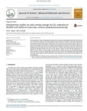 Simultaneous studies on solar energy storage by CO2 reduction to HCOOH with Brilliant Green dye removal photoelectrochemically