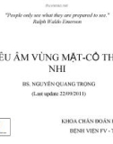 Siêu âm vùng mặt - cổ thai nhi : Bs Nguyễn Quang Trọng