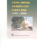 Công trình nghiên cứu khoa học (1987 - 2000) part 1