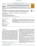 Estimation of the frequency and magnetic field dependence of the skin depth in Co-rich magnetic microwires from GMI experiments