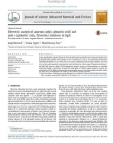 Dielectric analysis of aqueous poly(L-glutamic acid) and poly-L-(glutamic acid4, Tyrosine1) solutions at high frequencies from capacitance measurements