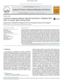 A review on organic spintronic materials and devices: I. Magnetic field effect on organic light emitting diodes